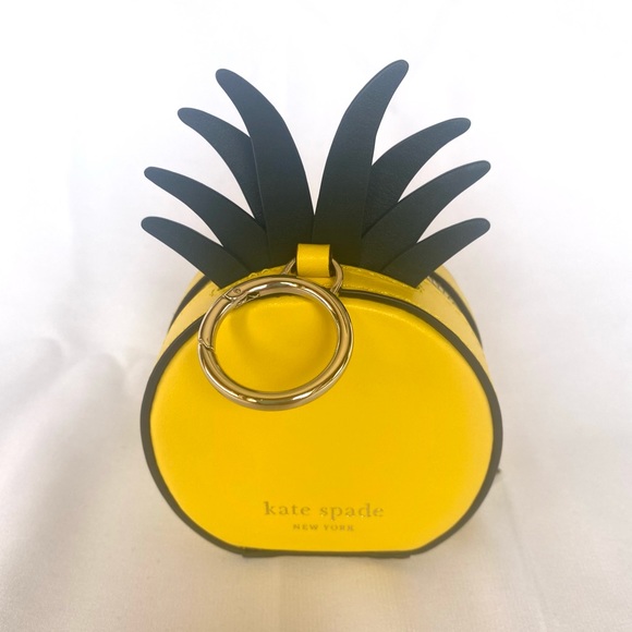 NWT Kate Spade Picnic Pineapple Coin Purse Light Bulb PWRU8011 - Picture 3 of 5